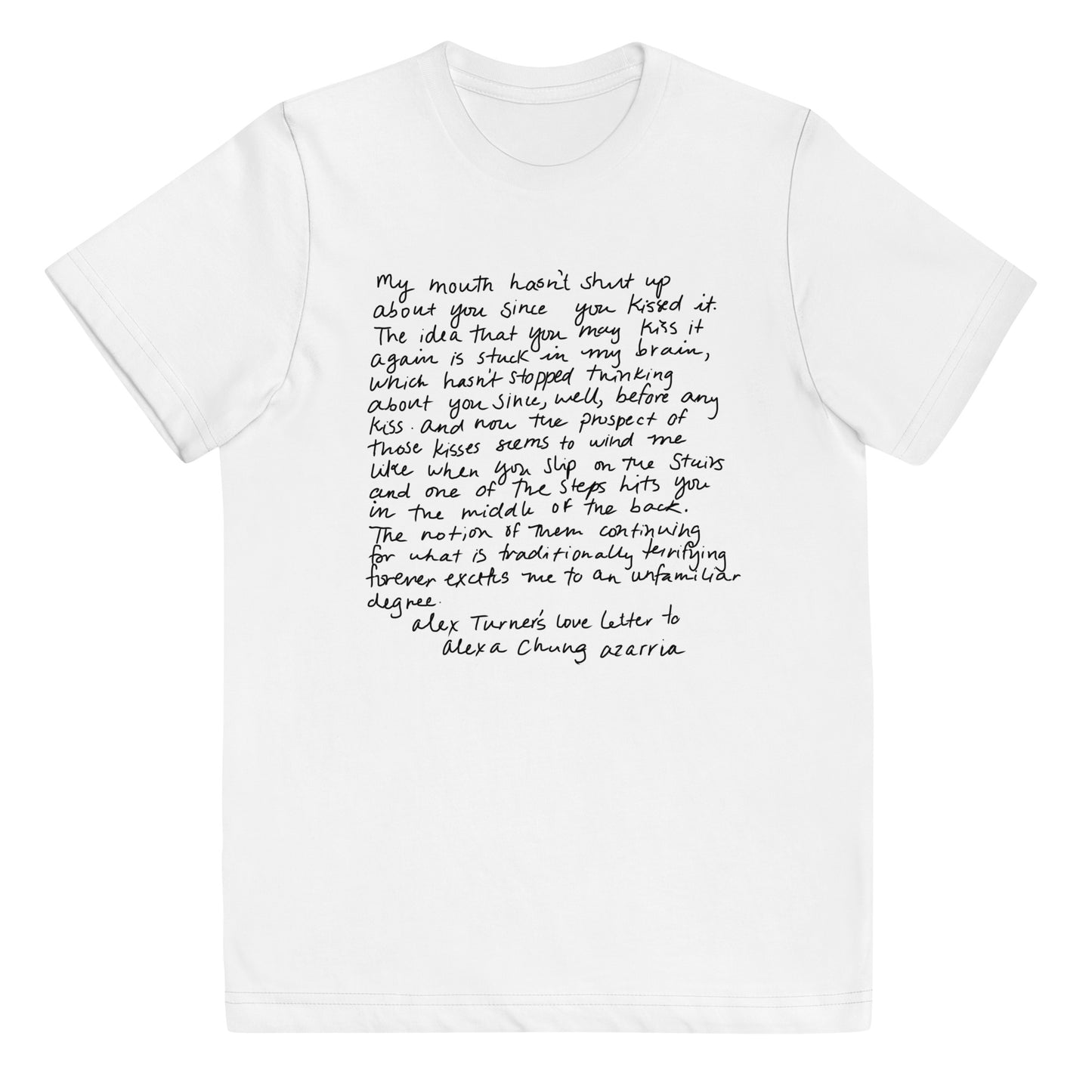 Alex Turner's Love Letter Baby Tee