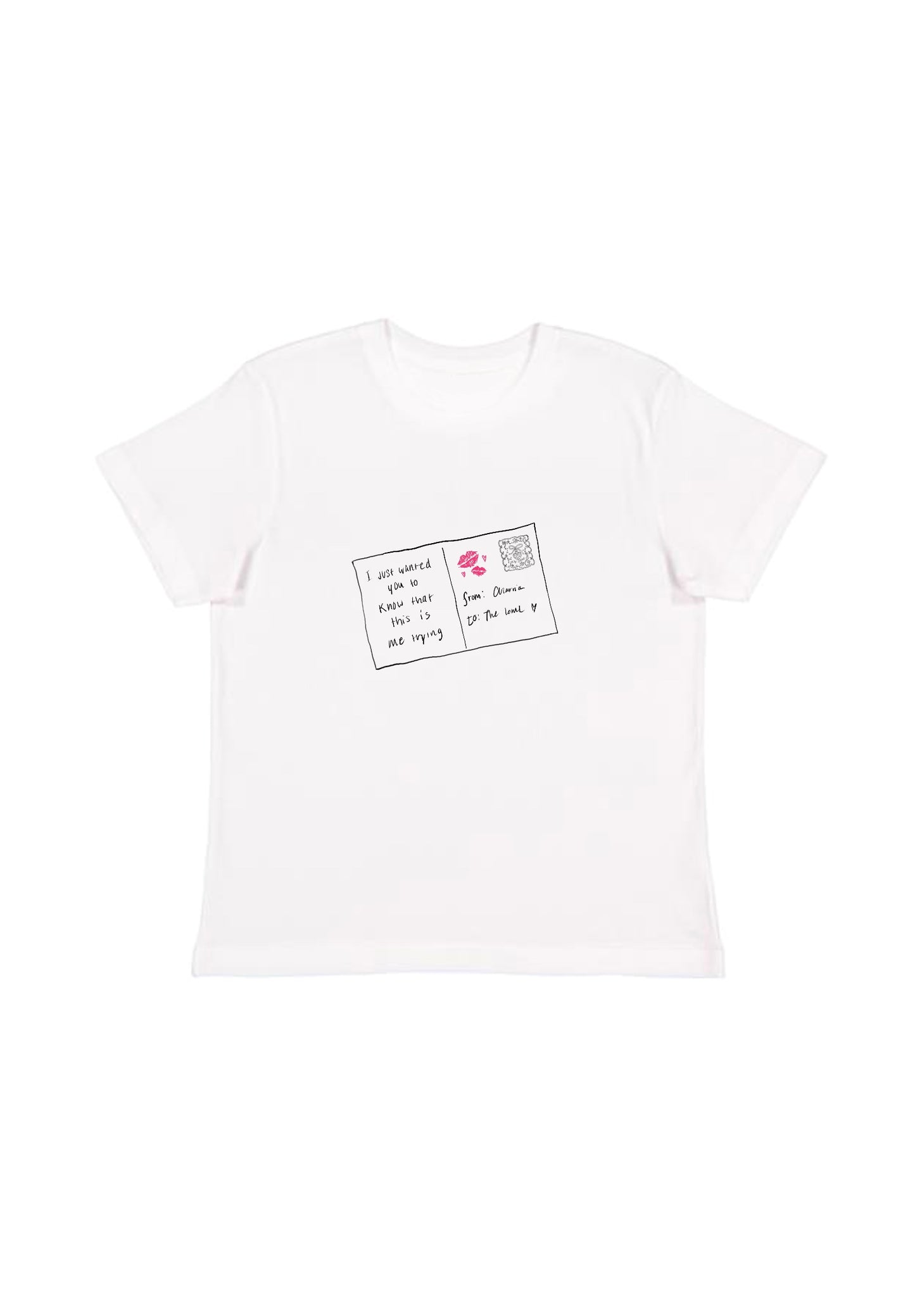 "Lost Postcards" Baby Tee