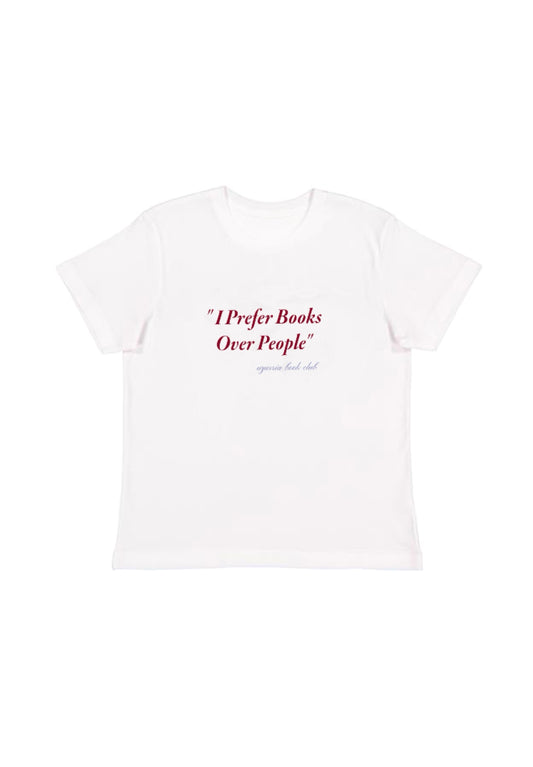 I Prefer Books Baby Tee