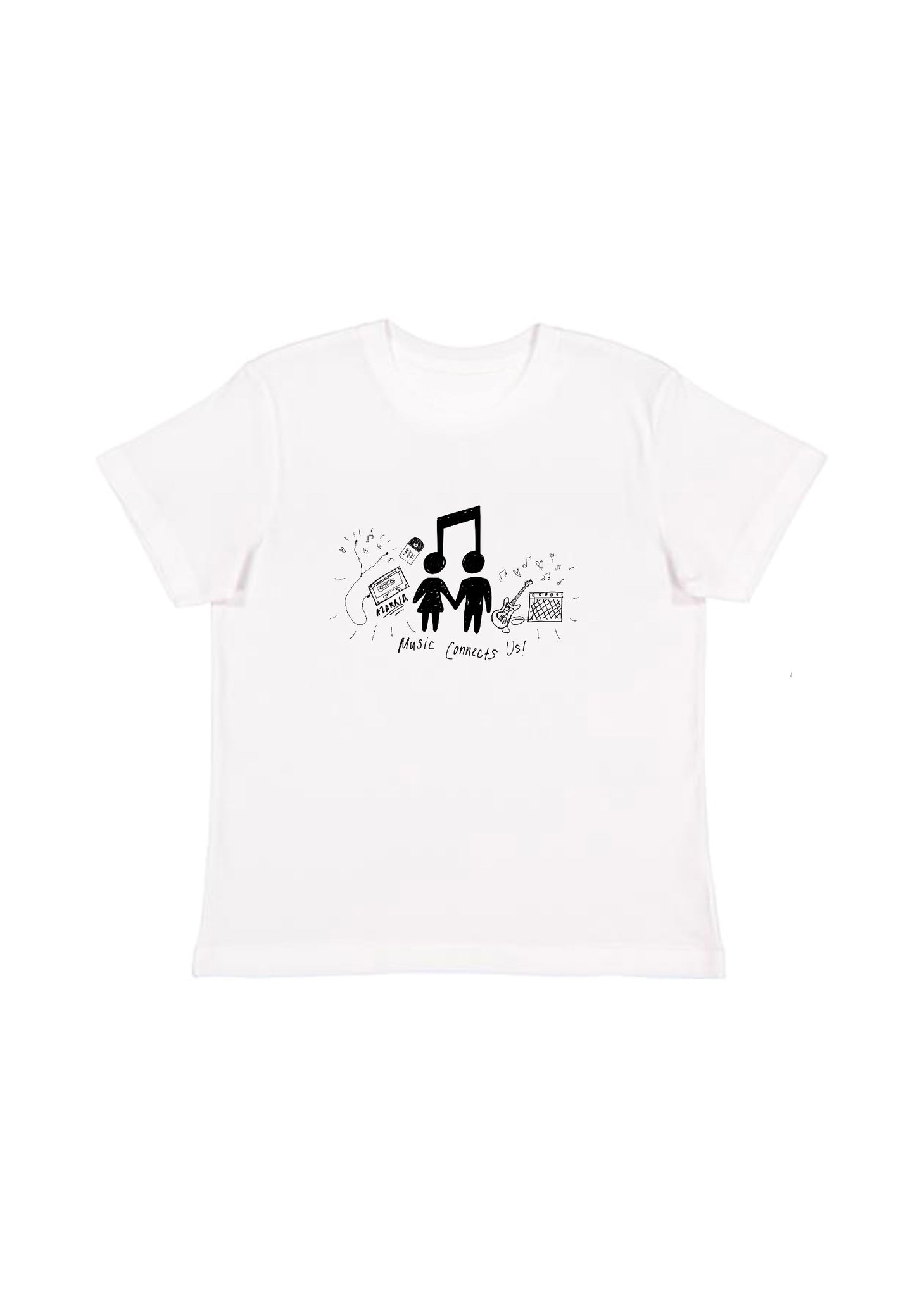 Music Connects People Baby Tee