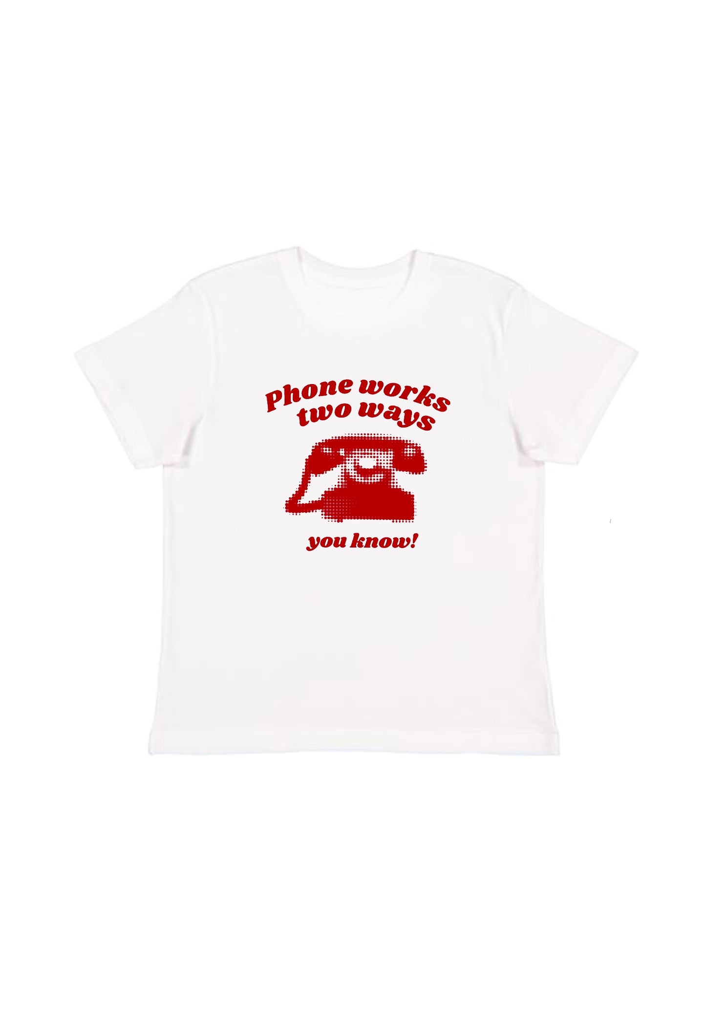 Phone Works Two Ways Baby Tee