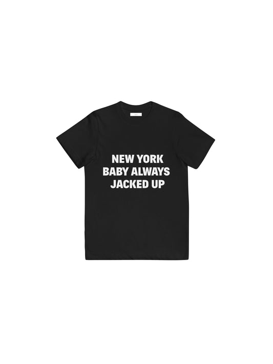 New York Always Jacked Up Baby Tee